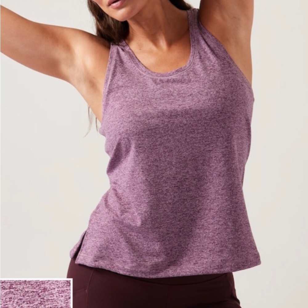 Athleta Purple Relaxed Fitted Tank Top